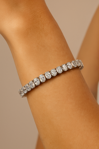 Classic Oval Cut Tennis Bracelet