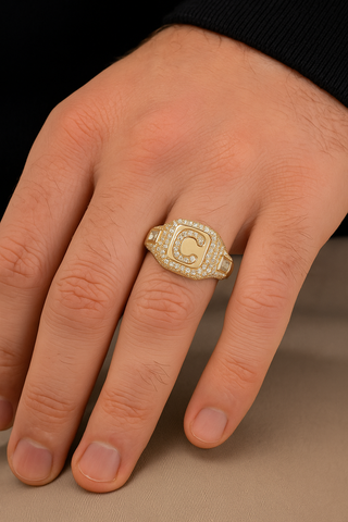 Signature C Crest Ring