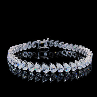 Classic Pear Cut Tennis Bracelet