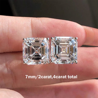 Asscher Allure Studs