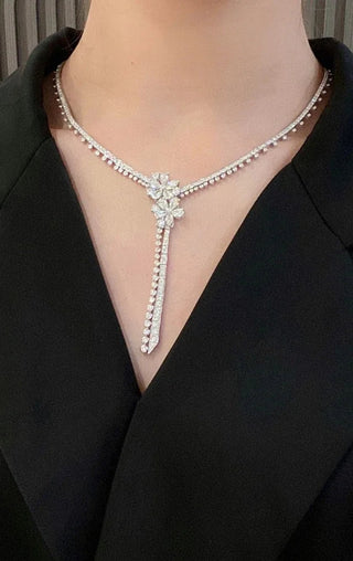 Gardenia Tassel Necklace