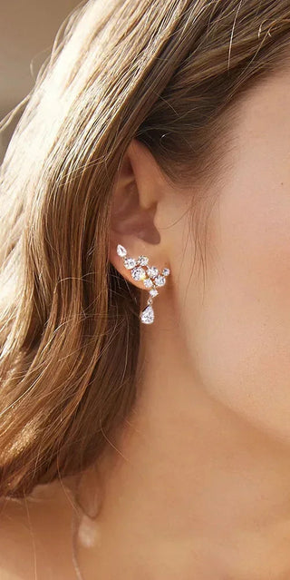 Whispers in Gold Drop Earrings