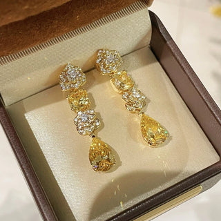 Amber Fleur Earrings