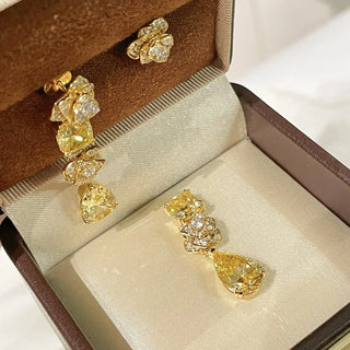 Amber Fleur Earrings