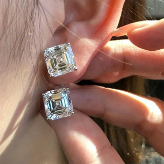 Asscher Allure Studs