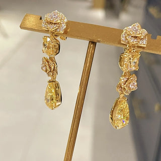 Amber Fleur Earrings