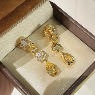 Amber Fleur Earrings