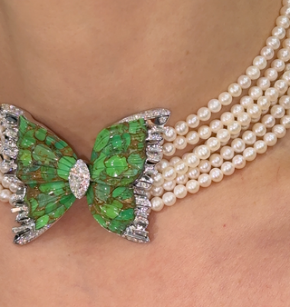 Pearl Monarch Choker