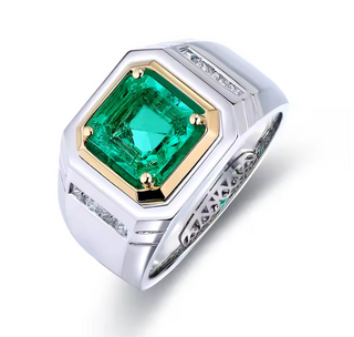 Emerald Crest Ring
