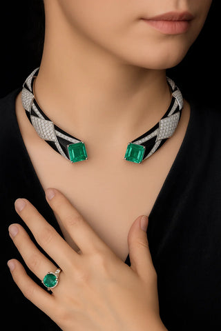 Ancestral Zamrud Collar Necklace