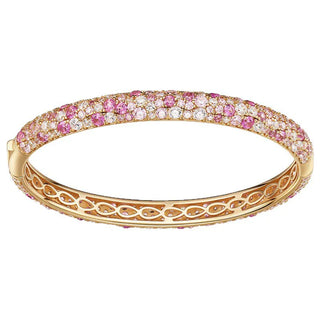 Royal Blush Bracelet for women in sterling silver with royal blue lab sapphires – elegant and refined jewelry for a subtle statement.