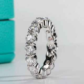 Crystalline Vow Eternity Band: Shine Bright, Love Always
