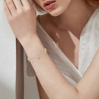 6.5mm Stellar Orbit Moissanite Bracelet