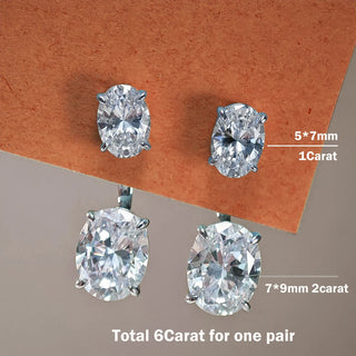 Moonlit Oval Earcuffs