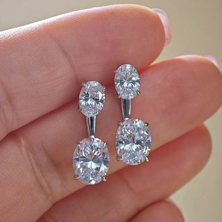 Moonlit Oval Earcuffs