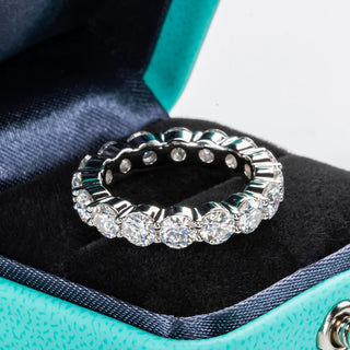 Crystalline Vow Eternity Band: Shine Bright, Love Always