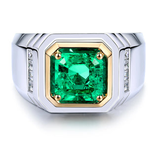 Emerald Crest Ring