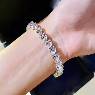 Sweetheart Tennis Bracelet