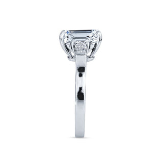 10ct Asscher Cut Engagement Ring